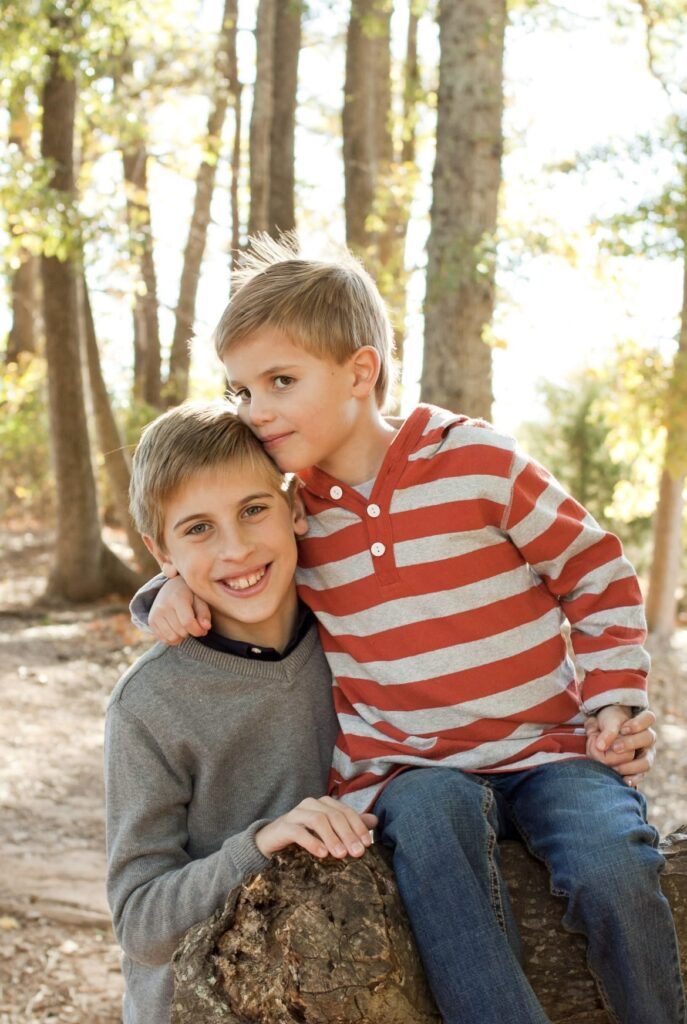 Andrew Boetig, left, and his younger brother Patrick. The photo was taken in 2016 when Andrew was 10 and Patrick was 7. Photo courtesy of Andrew Boetig.