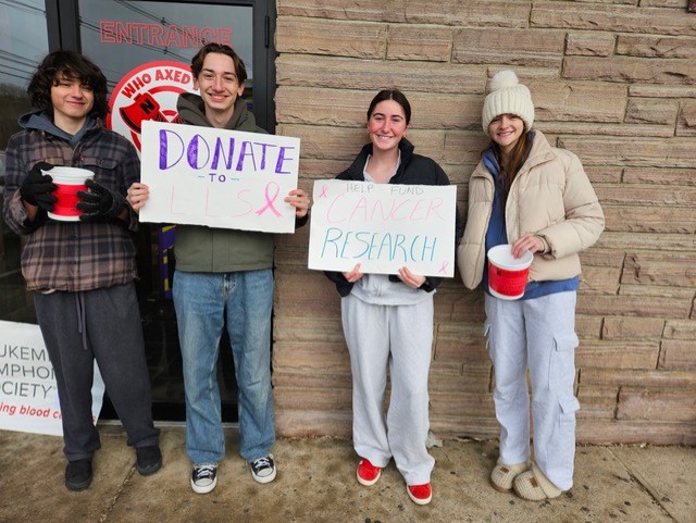 NHS students at Jefferson Township High School in Jefferson, NJ, raise funds for the Leukemia and Lymphoma Society. Photos courtesy of Kathryn Kula.