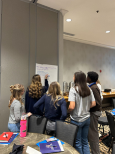 PSS welcomed the chance to spend a short but insightful hour with the student council leaders. In small group discussions, many emphasized the desire for professional growth—that programs offer the opportunity to develop skills, leadership acumen, and connections with a career field.